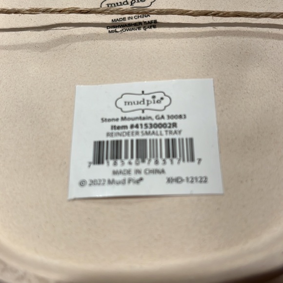 Mud Pie Reindeer SwirlTray/NWT - Picture 6 of 6